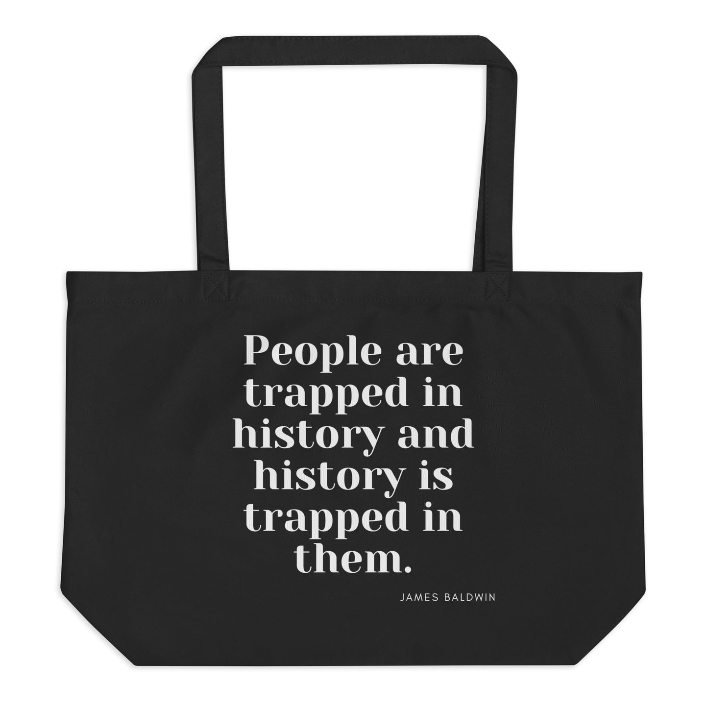 Large organic tote bag