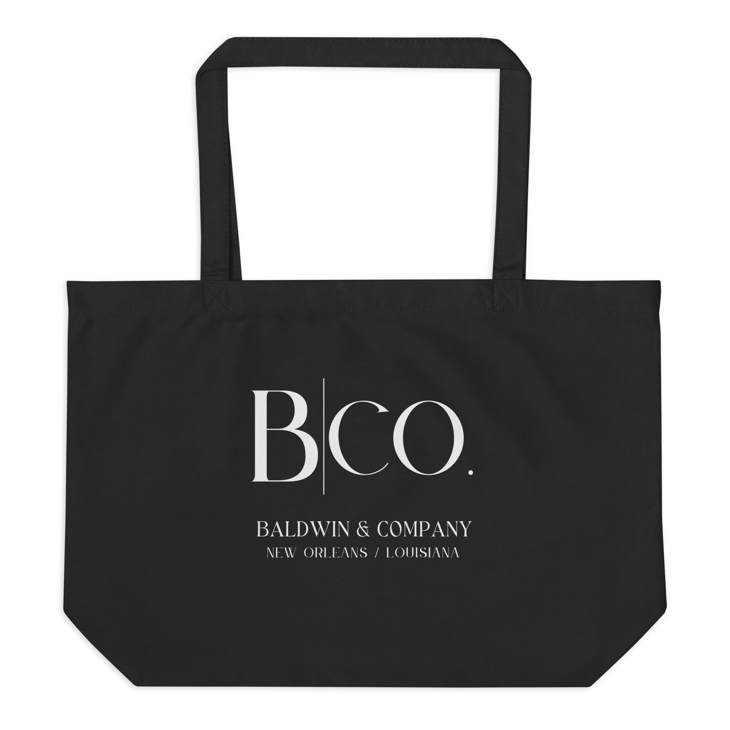 Large organic tote bag